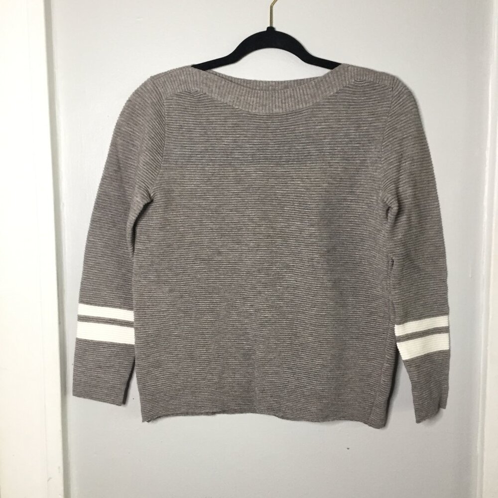 Metric Knits NWT | Knit Pullover Sweater with accent stripes | SMALL